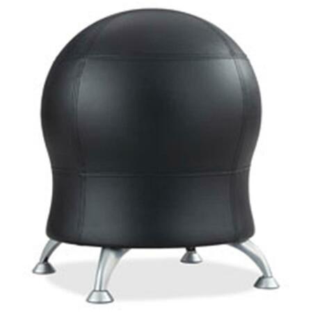 SAFCO Ball Chair- Vinyl- 22.5 In. X 17.5 In. X 23 In.- Black SAF4751BV